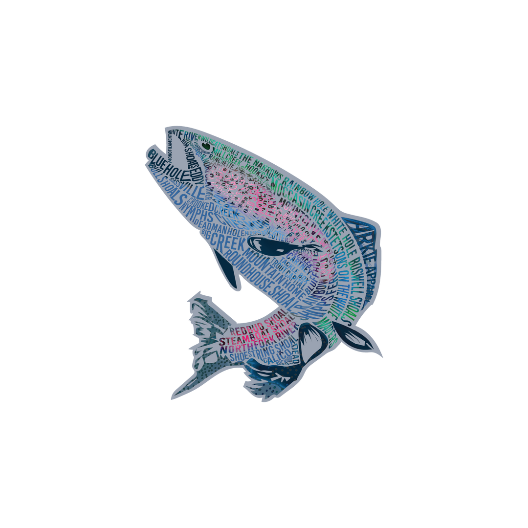 Trout Text - Decal