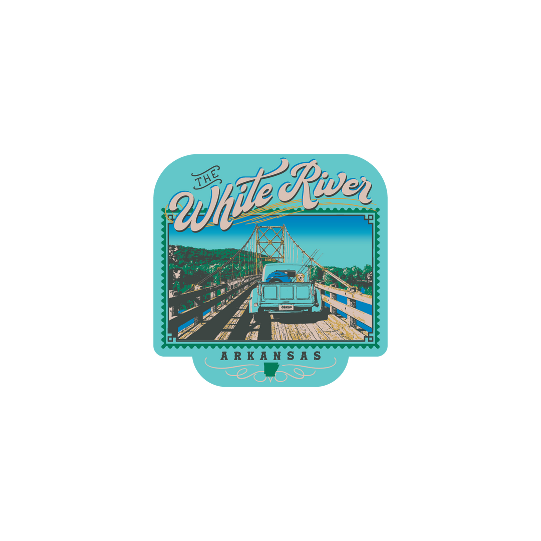 White River Bridge - Decal