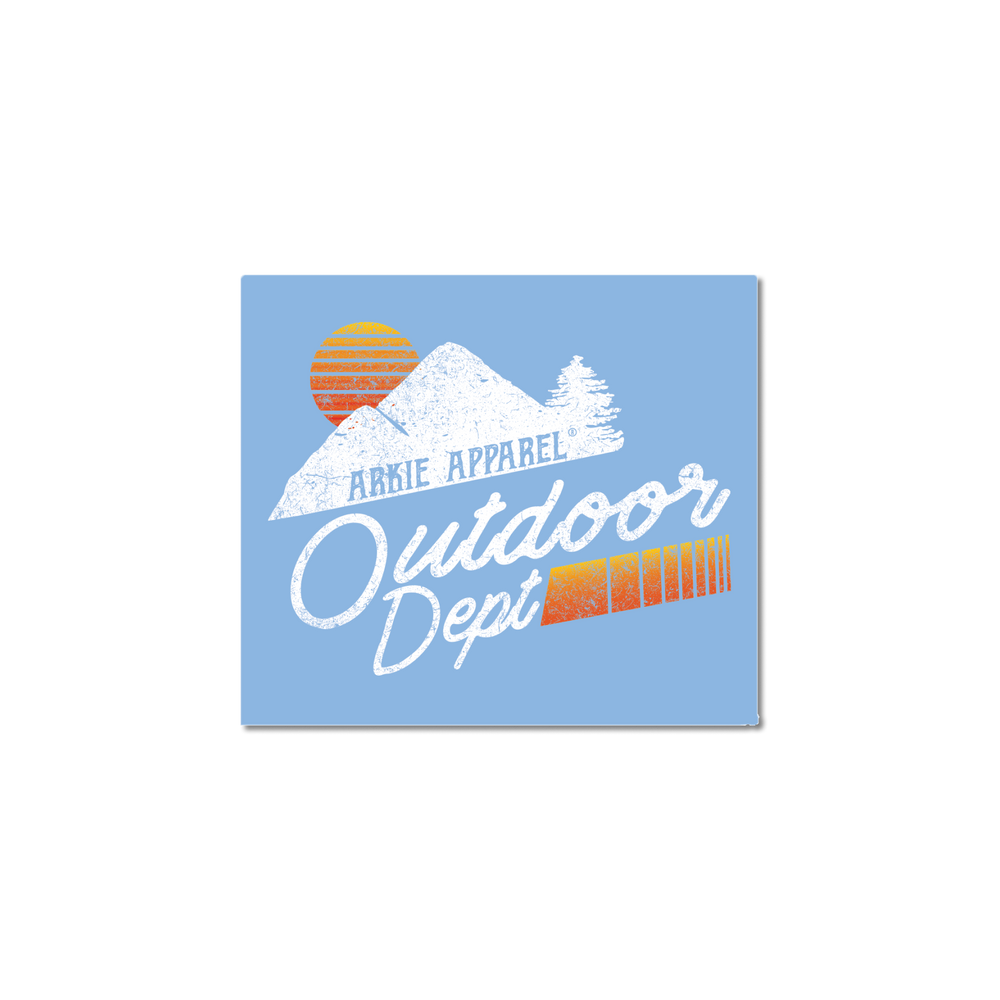 Retro Outdoor Dept - Decal