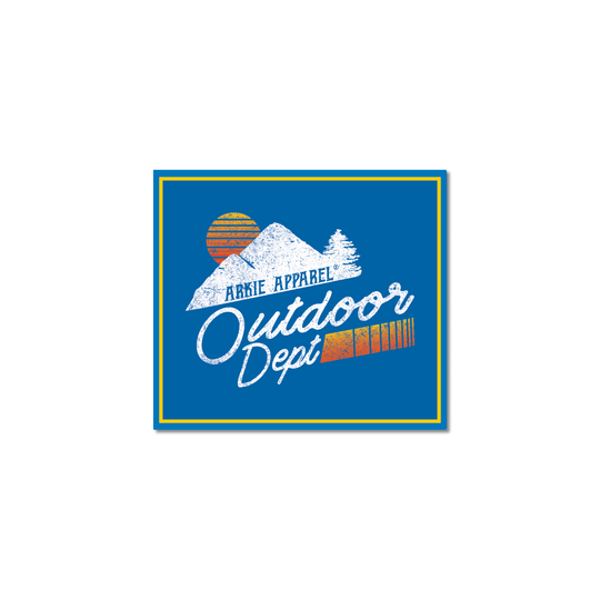 Retro Outdoor Dept - Decal