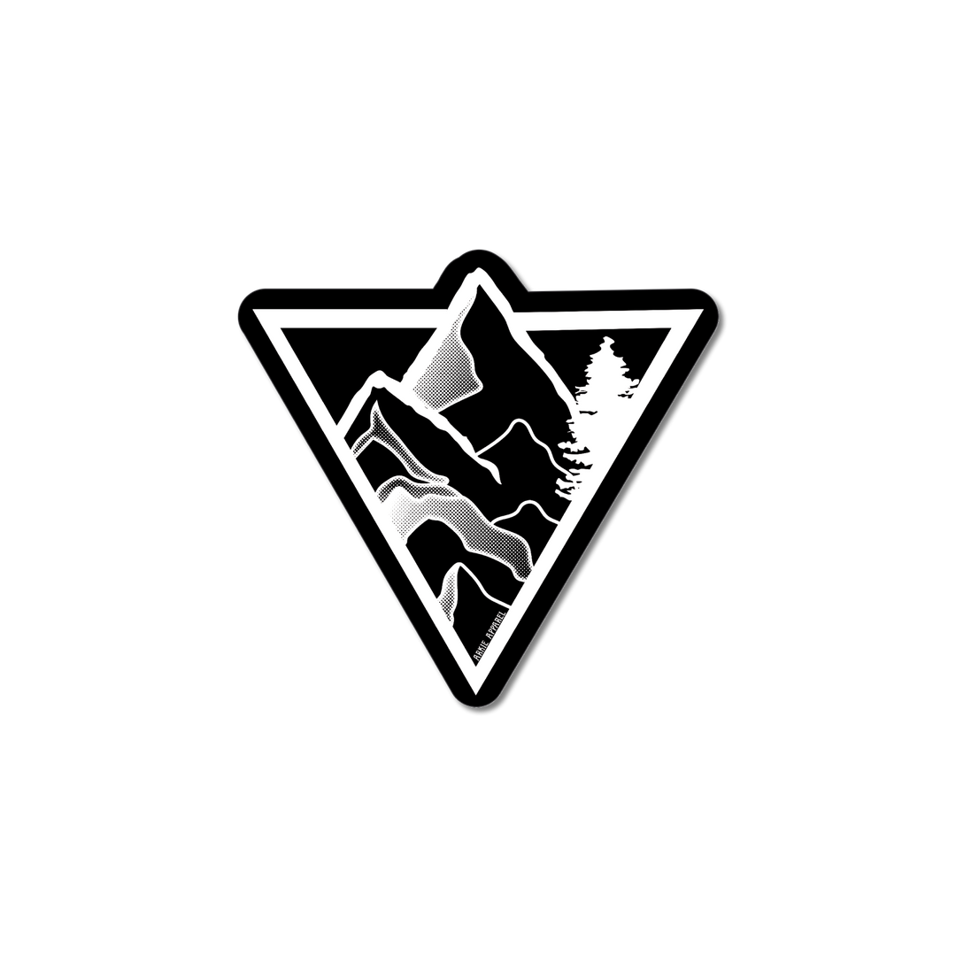 Triangle Mountain - Decal