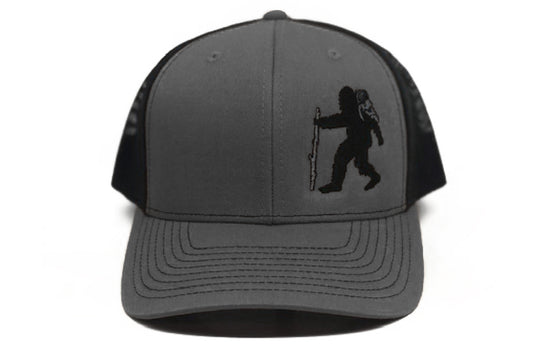 Sasquatch Snapback Hat - Charcoal/Black