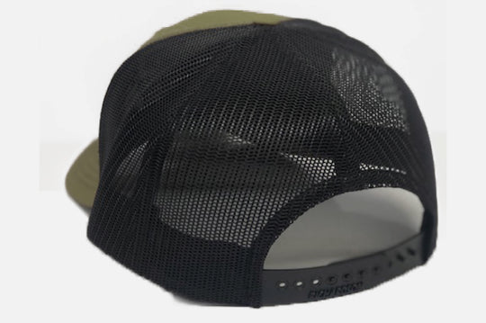 Sasquatch Snapback Hat - Olive/Black