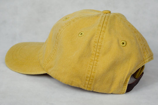 Mountain Logo Dad Hat - Mustard