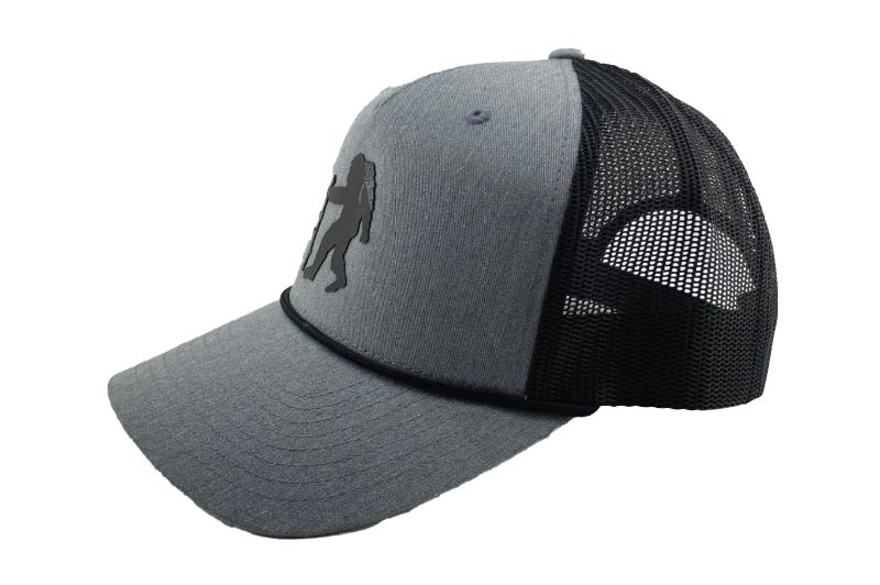 Sasquatch Patch Snapback Rope Hat - Heather Grey/Black