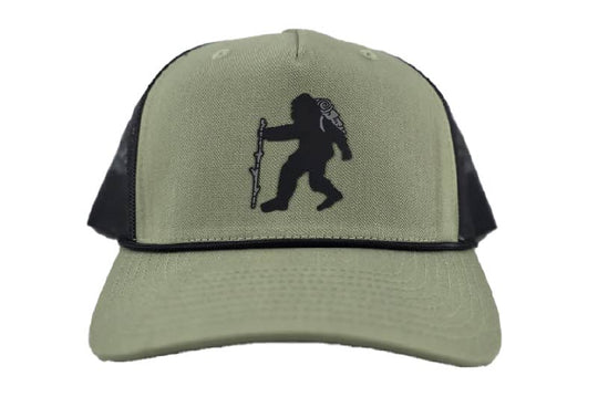 Sasquatch Patch Snapback Rope Hat - Loden/Black
