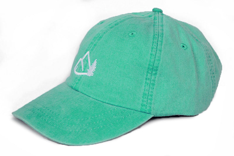 Mountain Logo Dad Hat - Seafoam Blue-Green