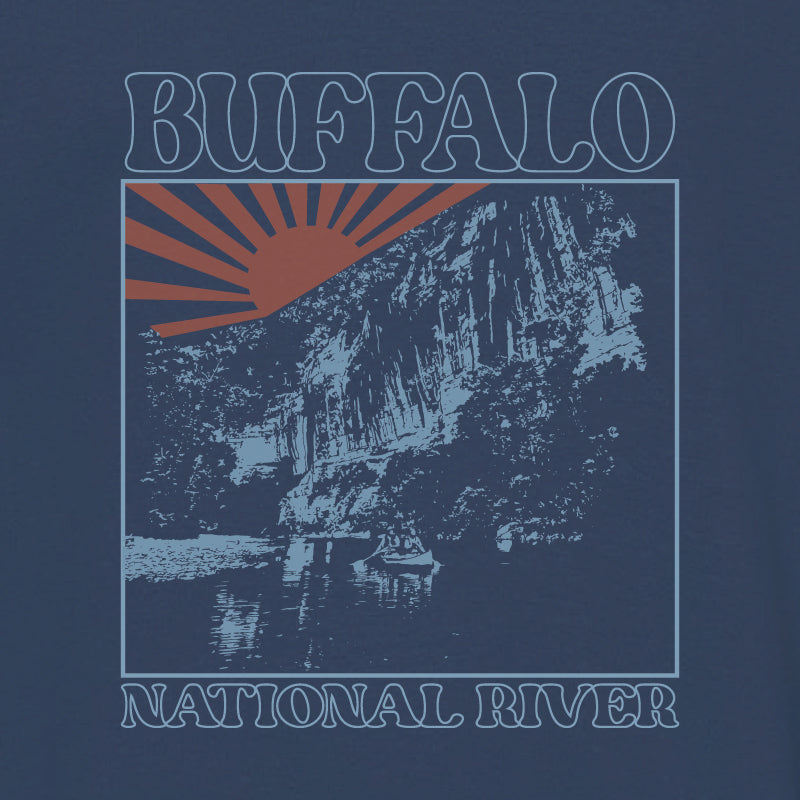Vintage Buffalo National River - Crew Sweatshirt