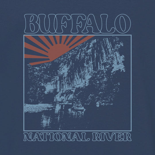 Vintage Buffalo National River - Crew Sweatshirt