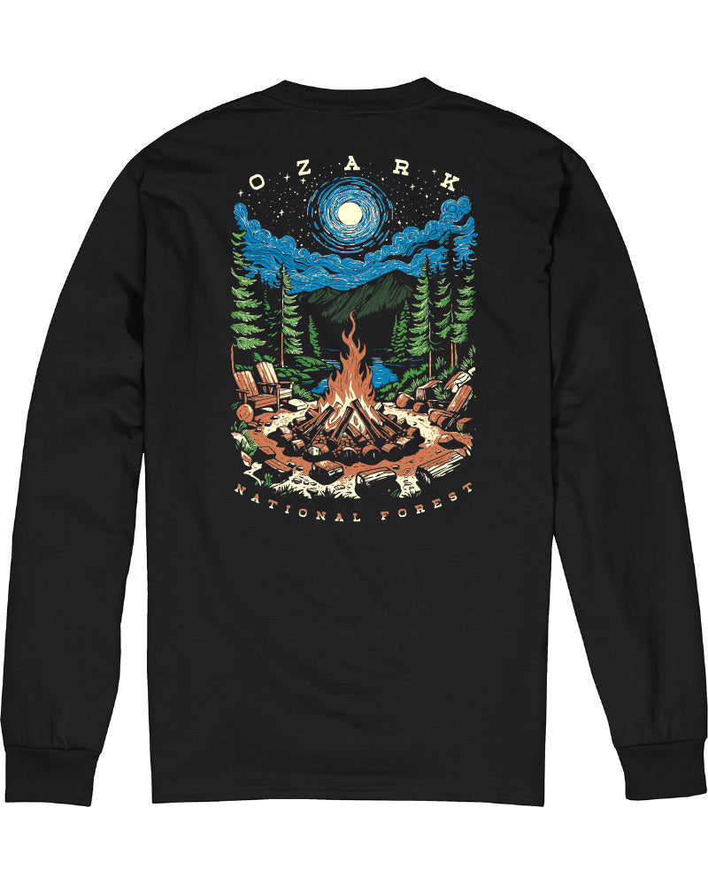Ozark Campfire - Long Sleeve by Arkie Apparel