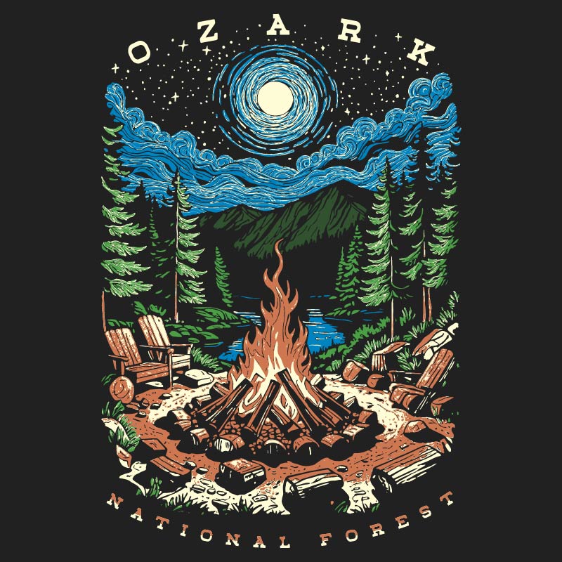 Ozark Campfire - Crew Sweatshirt