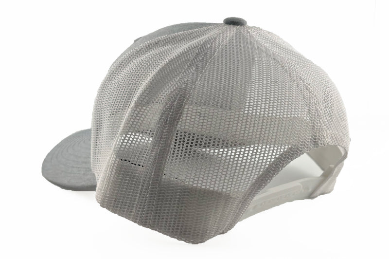 Buffalo Line Patch Snapback Hat - Heather Gray/White