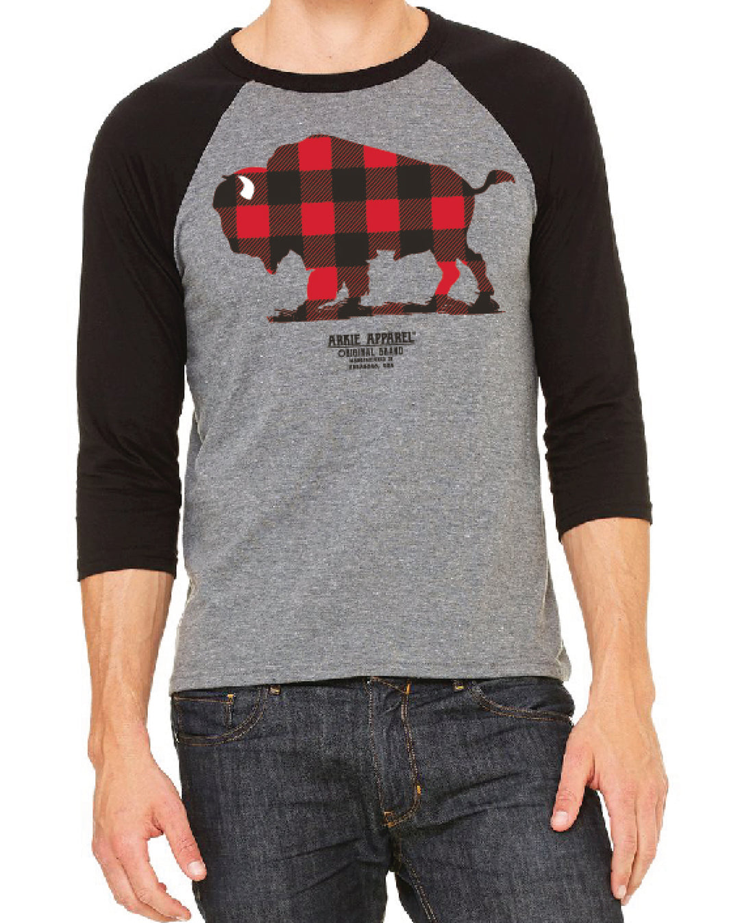 Buffalo Plaid - Baseball Tee