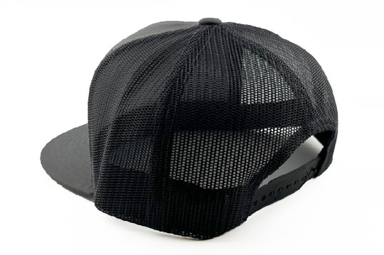Buffalo Line Patch Flatbill Hat - Charcoal/Black