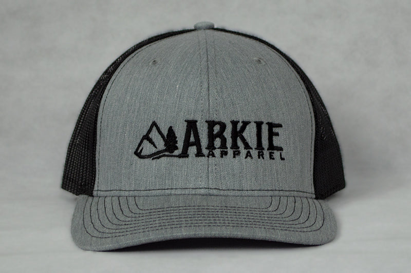 Logo Snapback Hat - Heather Gray/Black