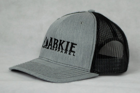 Logo Snapback Hat - Heather Gray/Black