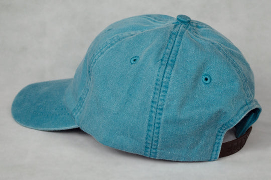 Mountain Logo Dad Hat - Caribbean Blue