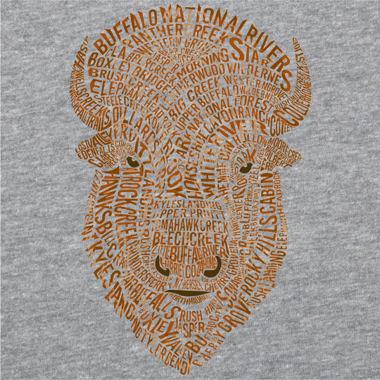 Buffalo Head Text