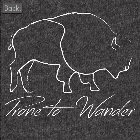 Prone To Wander Bison